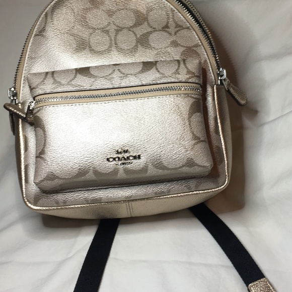 Gold Coach Mini Backpack main image 4